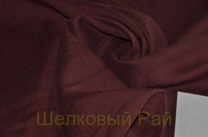 Лен смесовый бордовый (ж-82)