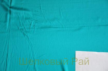 Шелк атласный бирюзовый (б-152)