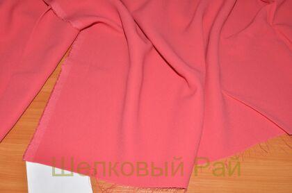 Вискоза кади цвет коралловый (в-240)