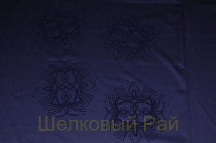 Трикотаж с вышивкой "Versace" (а-237)