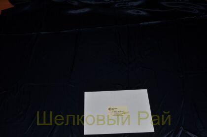 Шелк атласный темно-синий (д-944)