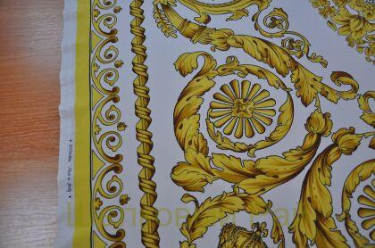 Крепдешин-купон шелковый "Versace" (д-1197)