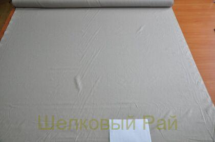 Лен смесовый серо-бежевый (ж-68)