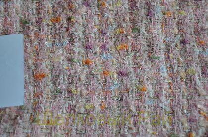 Твид розовый "Chanel" (д-1471)