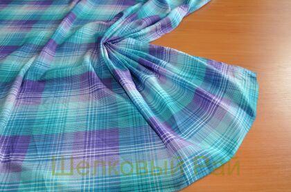 Вискоза в клетку "C.Herrera" б-55