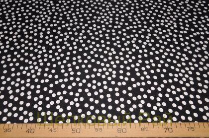 Шелк стрейч с горошком (д-856)