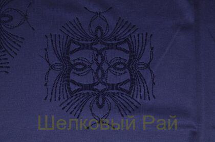 Трикотаж с вышивкой "Versace" (а-237)