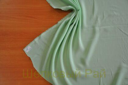 Шелк натуральный салатовый (г-204)