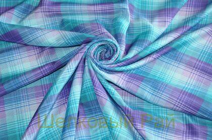 Вискоза в клетку "C.Herrera" б-55