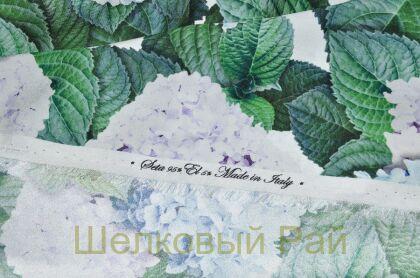 Шелк крепдешин гортензии "Dolce&Gabbana" д-300