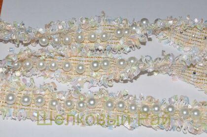 Тесьма для отделки кремовая (д-923)