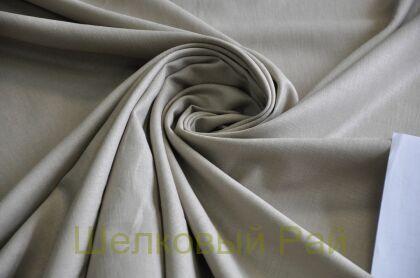 Лен смесовый серо-бежевый (ж-68)