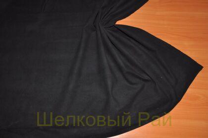 Велюр черный Итальянский (д-557)