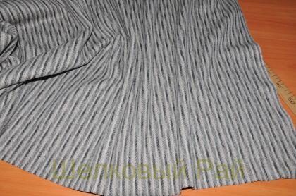 Пальтовая шерсть "Max Mara" в полоску (д-56)