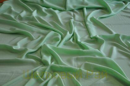 Шелк натуральный салатовый (г-204)