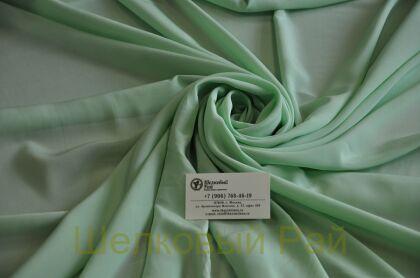 Шелк натуральный салатовый (г-204)