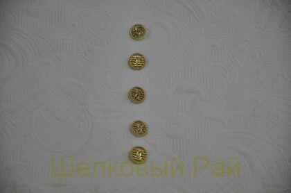 Пуговицы металл золото "Chanel" (д-1237)