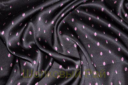 Шелк стрейч в крапинку (д-810)