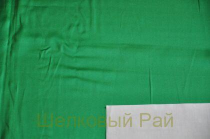 Шелк атлас зеленый (№-73)