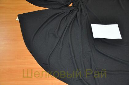 Шерсть черная джерси (б-225)