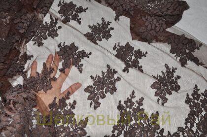 Кружево коричневое "Solstiss" (в-109)