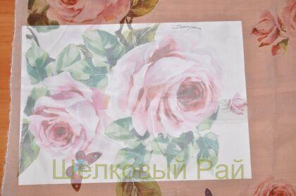 Шифон на шелке "Dolce&Gabbana" (д-938)