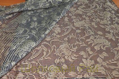 Органза в жаккардовую полоску (д-53)