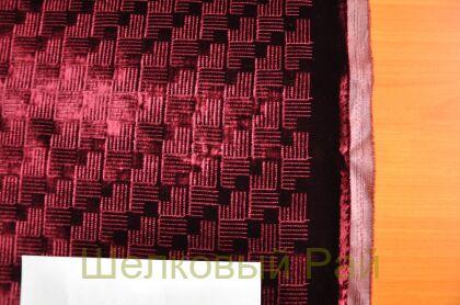 Бархат бордовый "Armani" (д-1350)