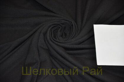 Шерсть черная джерси (б-225)