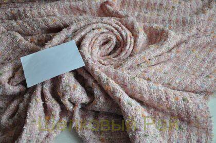 Твид розовый "Chanel" (д-1471)
