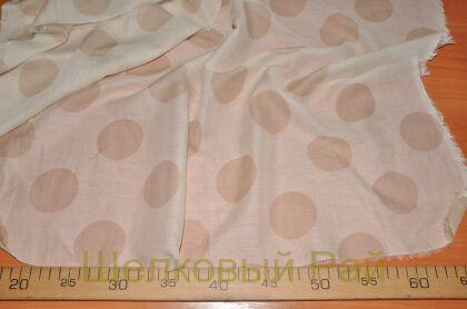 Ткань батист "Крупный горошек" (ж-28)