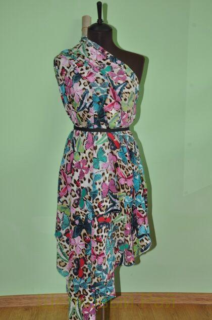 Шелк с бабочками "Roberto Cavalli" (д-182)