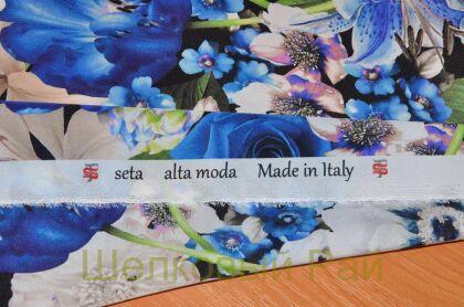 Крепдешин шелковый "Blumarine" (д-108)