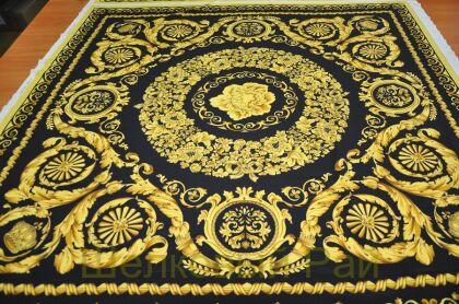 Крепдешин шелковый купон "Versace" (д-1196)