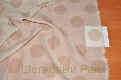 Ткань батист "Крупный горошек" (ж-28)