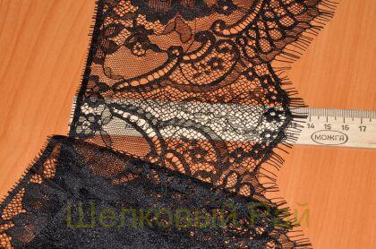 Кружево декоративное черное (д-741)