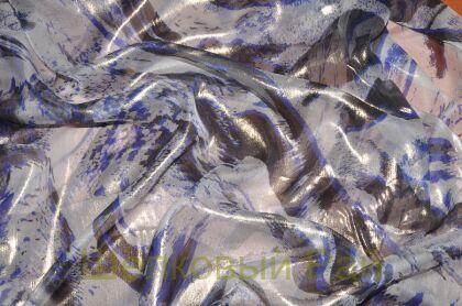 Шифон шелк с золотым напылением (д-845)