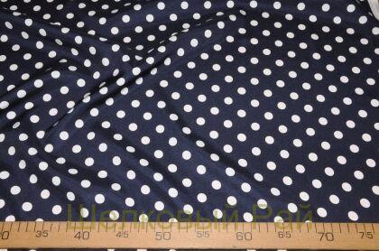 Шелк натуральный с горохом (д-857)