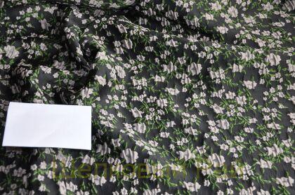 Ткань жаккард с цветами "Blugirl" (д-1470)