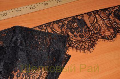 Кружево декоративное черное (д-741)