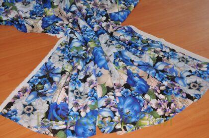 Крепдешин шелковый "Blumarine" (д-108)