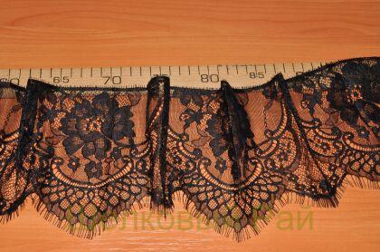 Кружево декоративное черное (д-741)