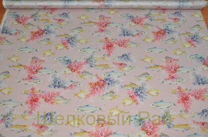 Крепдешин шелковый "Dolce&Gabbana" (д-66)