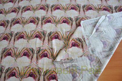 Шелк зернистый с эластаном (д-1332)