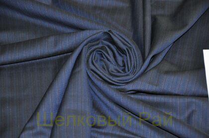 Шерсть костюмная в полоску (д-1046)