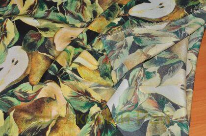 Шелк натуральный груши "Dolce&Gabbana" (д-682)