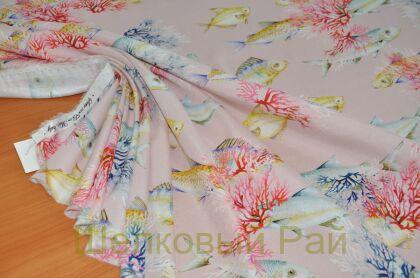 Крепдешин шелковый "Dolce&Gabbana" (д-66)