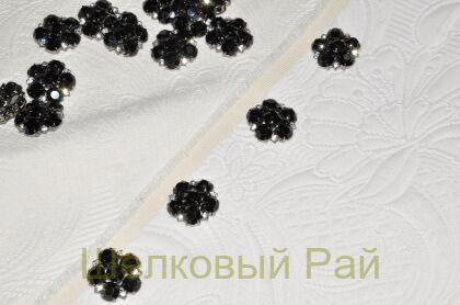 Пуговица пришивная со стразами (23041/36;necf)