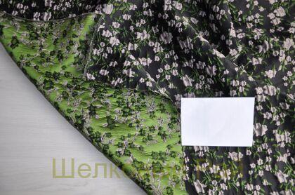 Ткань жаккард с цветами "Blugirl" (д-1470)