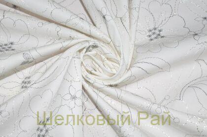 Хлопок с вышивкой "Blumarine" (в-145)